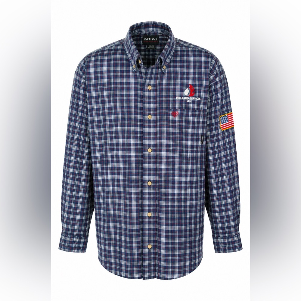 Ariat FR CAT 2 Flame Resistant Plaid Work Shirt XXL